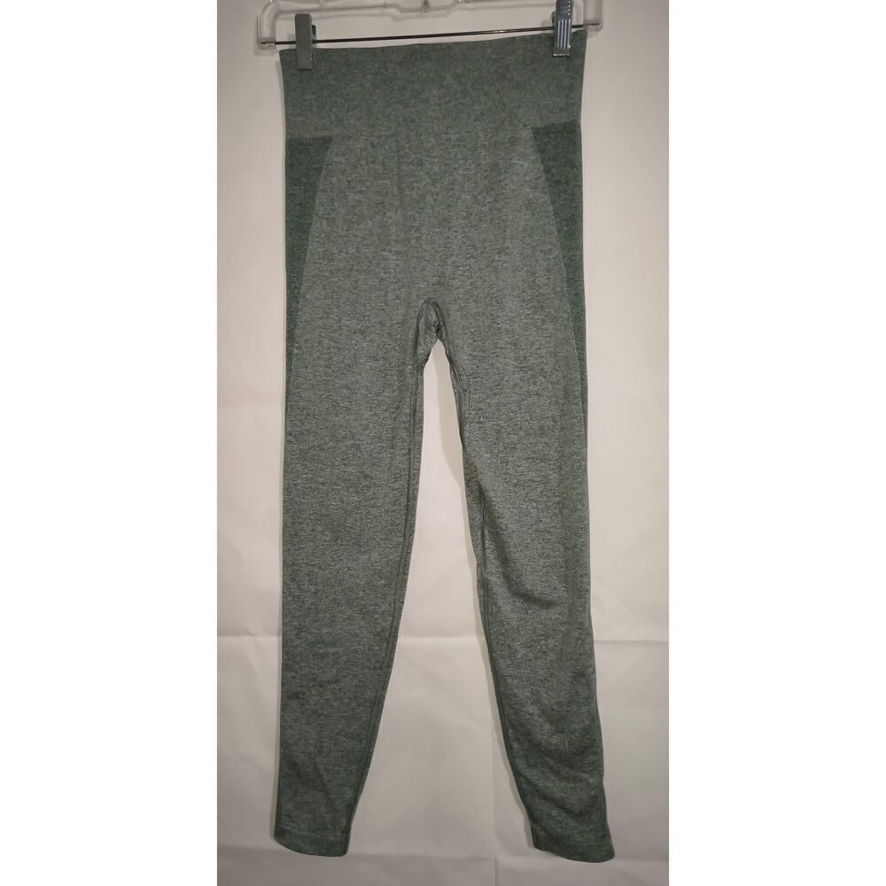 Gymshark Flex High waisted legging Color Marsh Green/White Size Medium